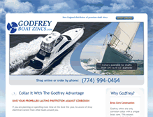 Tablet Screenshot of godfreyboatzincs.com